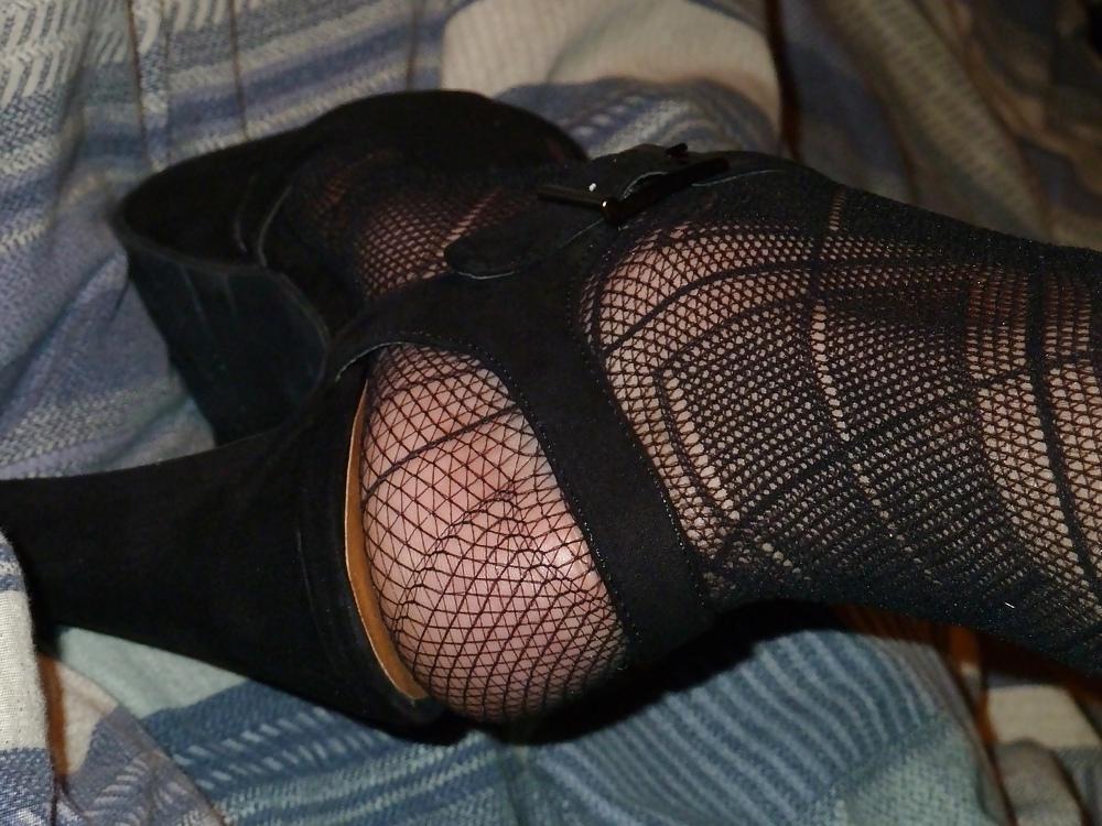 15P Foot fetish stockings
