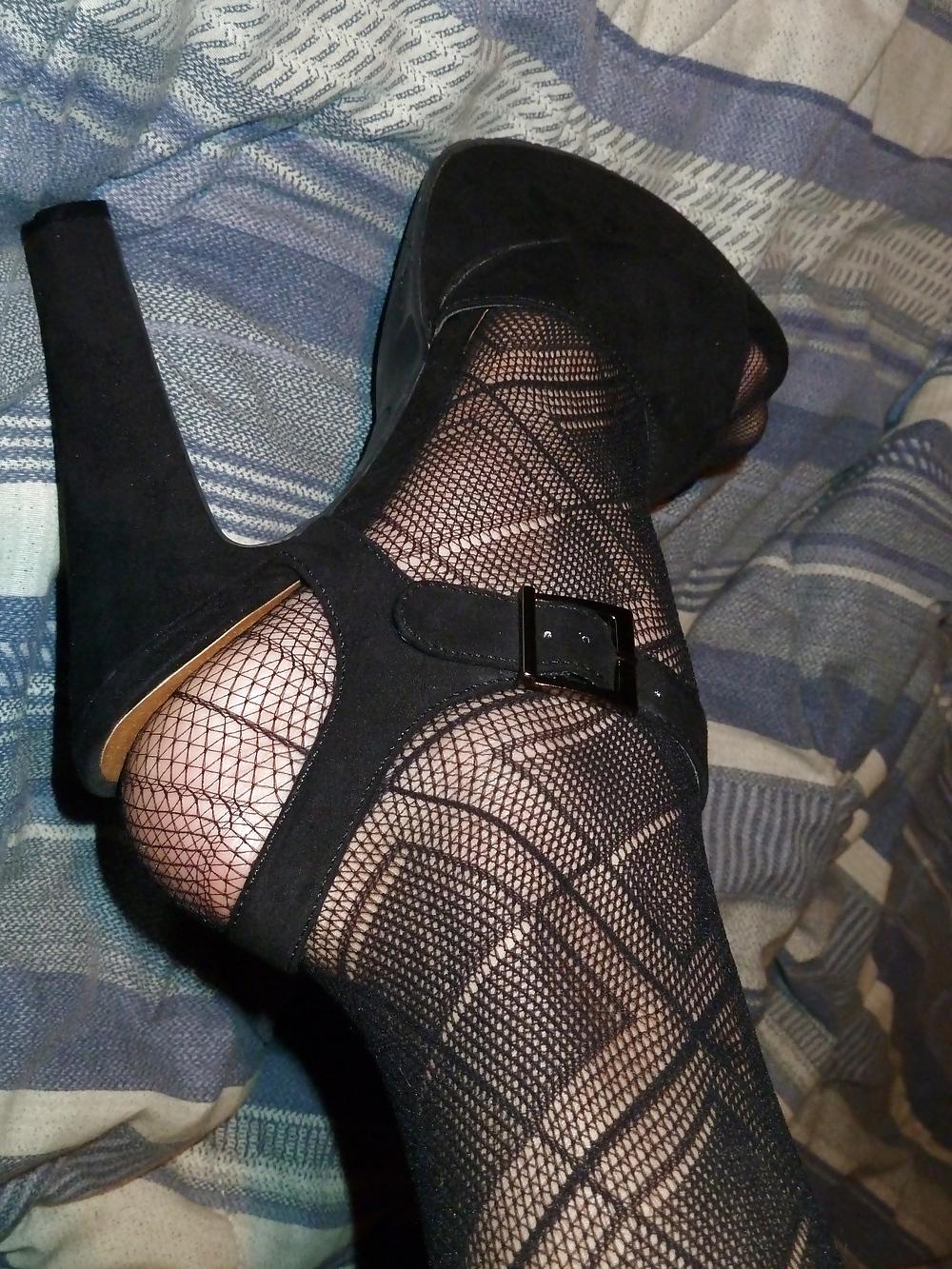 15P Foot fetish stockings