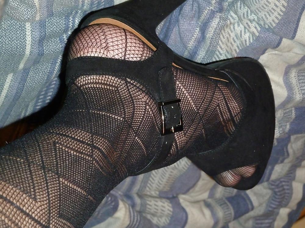 15P Foot fetish stockings