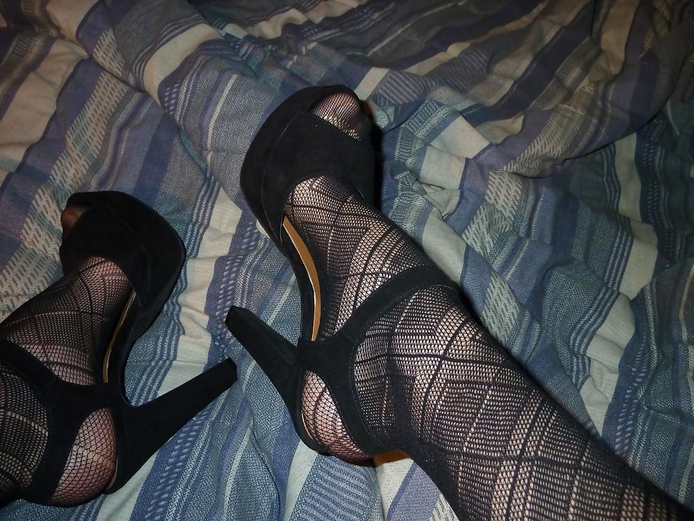 15P Foot fetish stockings