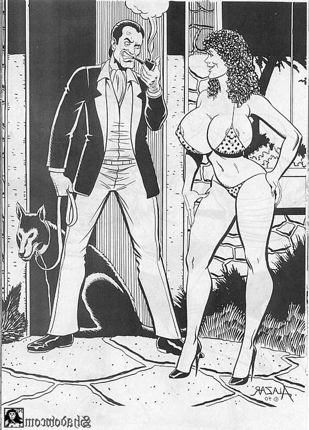 25P Comic - Alazar's Busty Babes