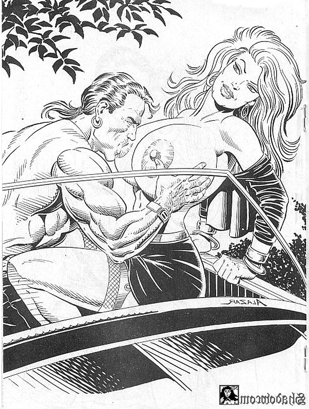 25P Comic - Alazar's Busty Babes