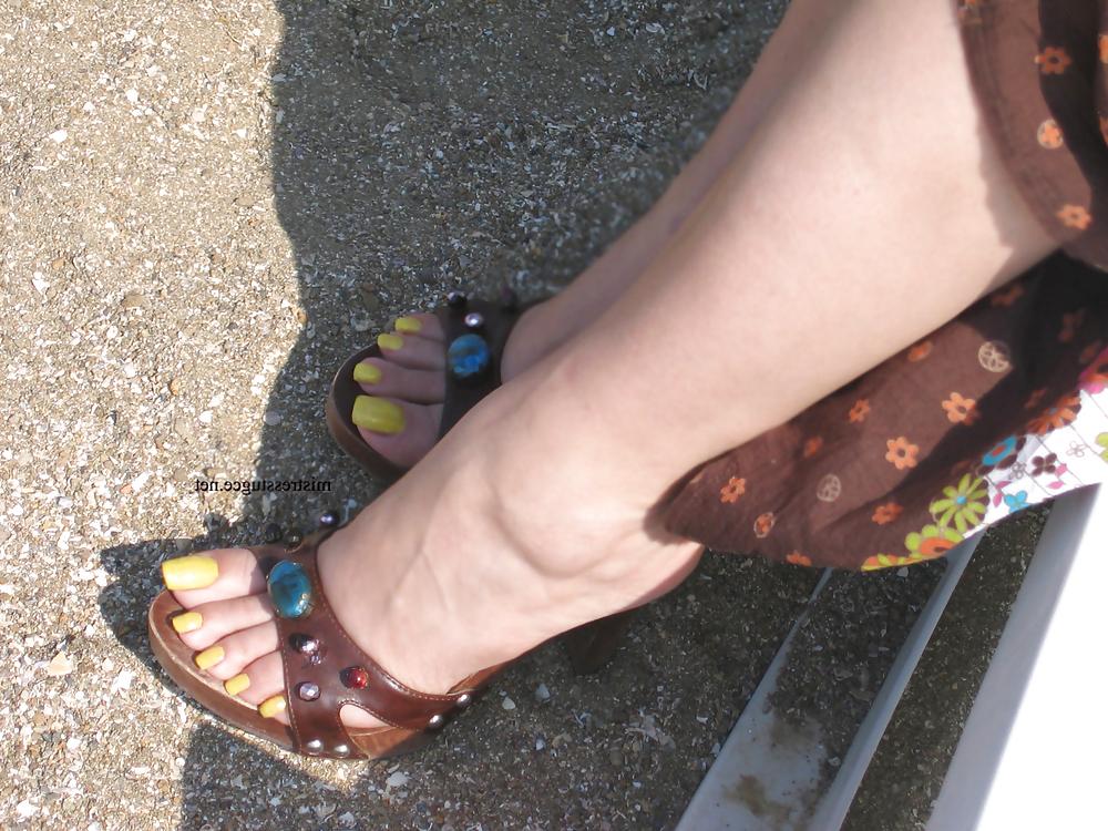 11P Tugce - Foot Fetish - Turk - Turkish - Yellow Nails