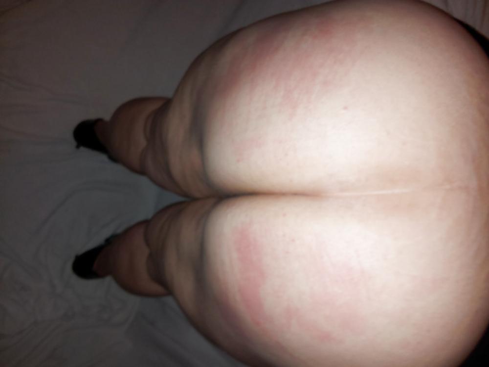 5P BBW Wife's Ass Slapped Hard