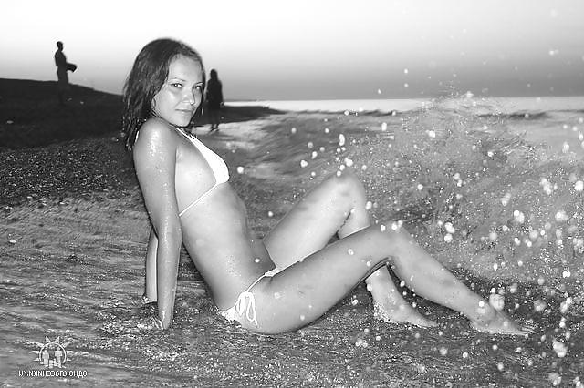 12P Russian girls on a beach