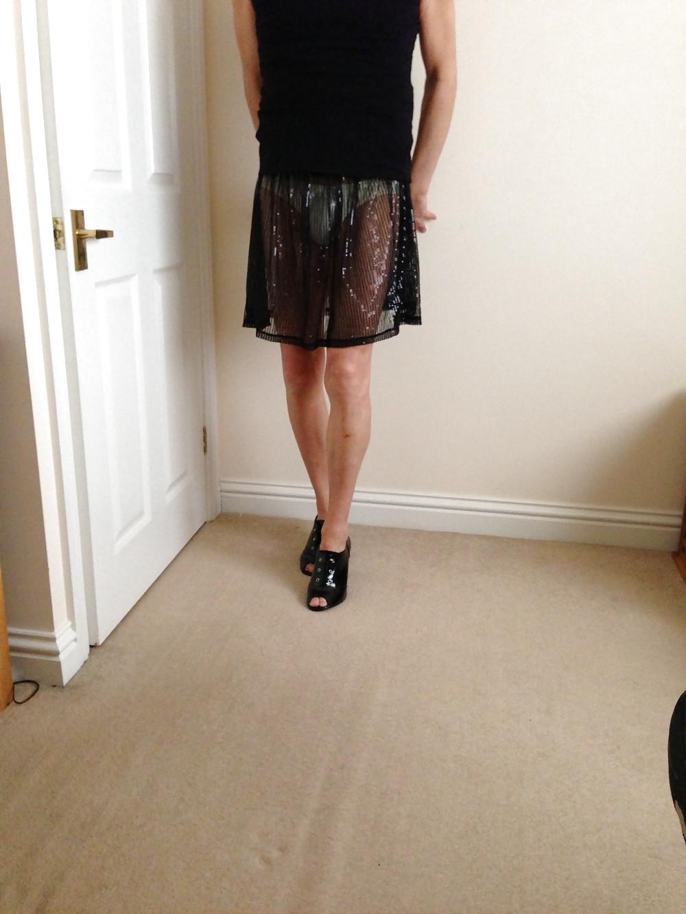 5P See through skirt and panties