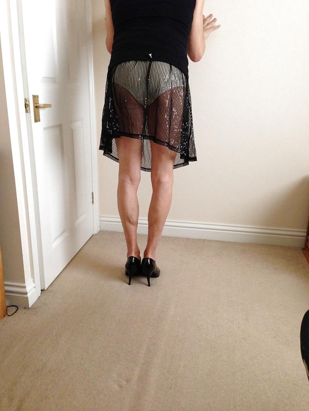5P See through skirt and panties