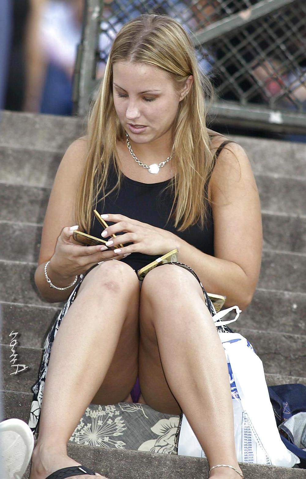 20P Voyeur upskirts and see thru