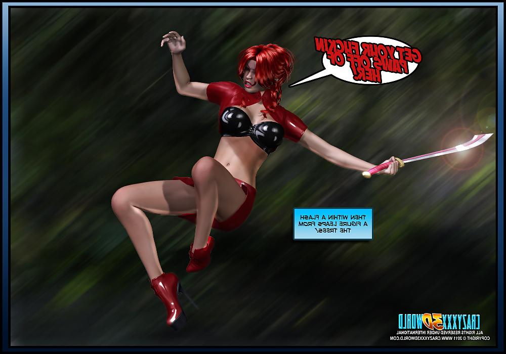 25P 3D Comic: Crimson Sonja 1