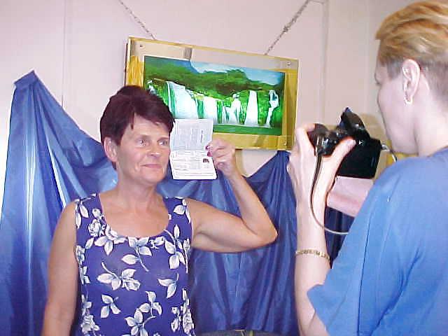 19P Oma Ibolya and young guy by Violett