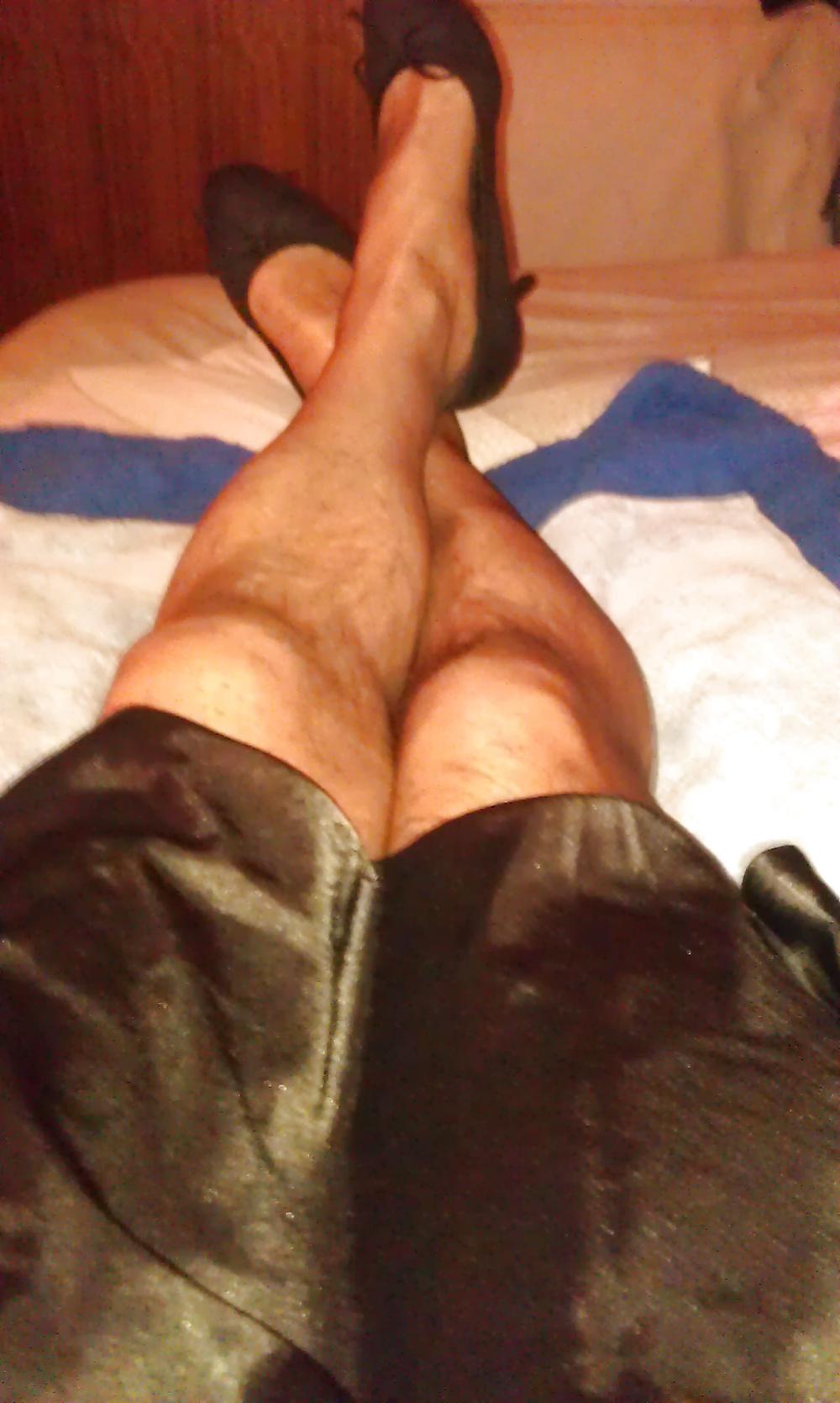 8P Nightie, nylons & Oops!!! :)