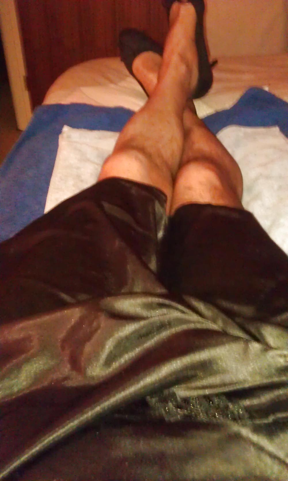 8P Nightie, nylons & Oops!!! :)