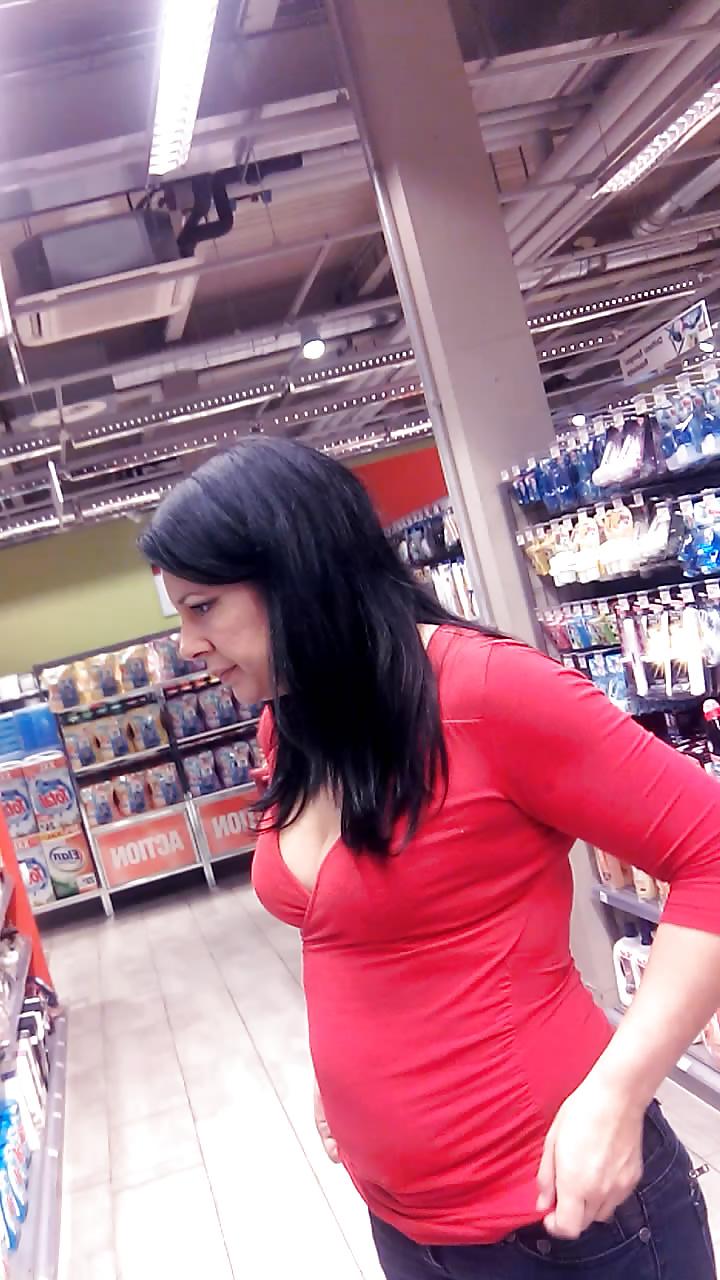 9P Decolete seins   downblouse