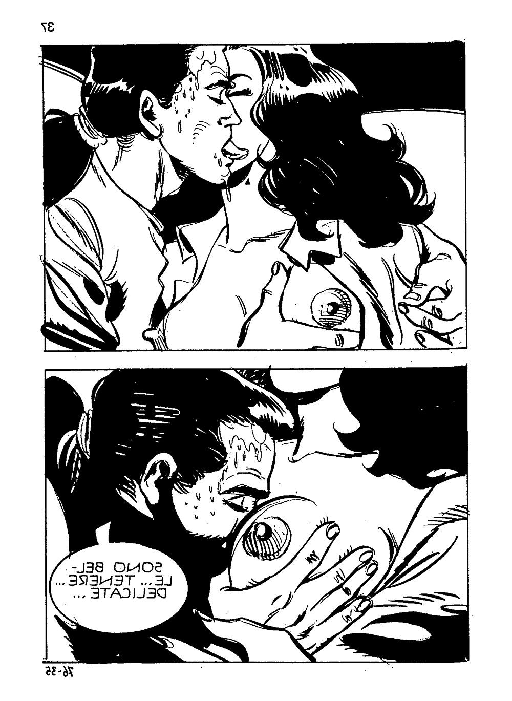 12P Old Italian Porno Comics - Vecchio fumetto porno italiano