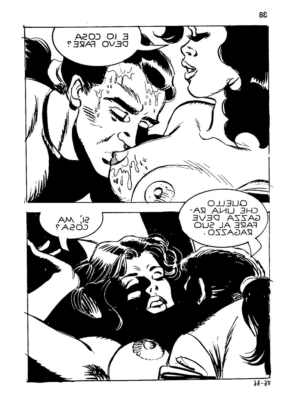 12P Old Italian Porno Comics - Vecchio fumetto porno italiano