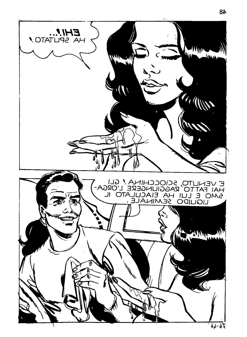 12P Old Italian Porno Comics - Vecchio fumetto porno italiano