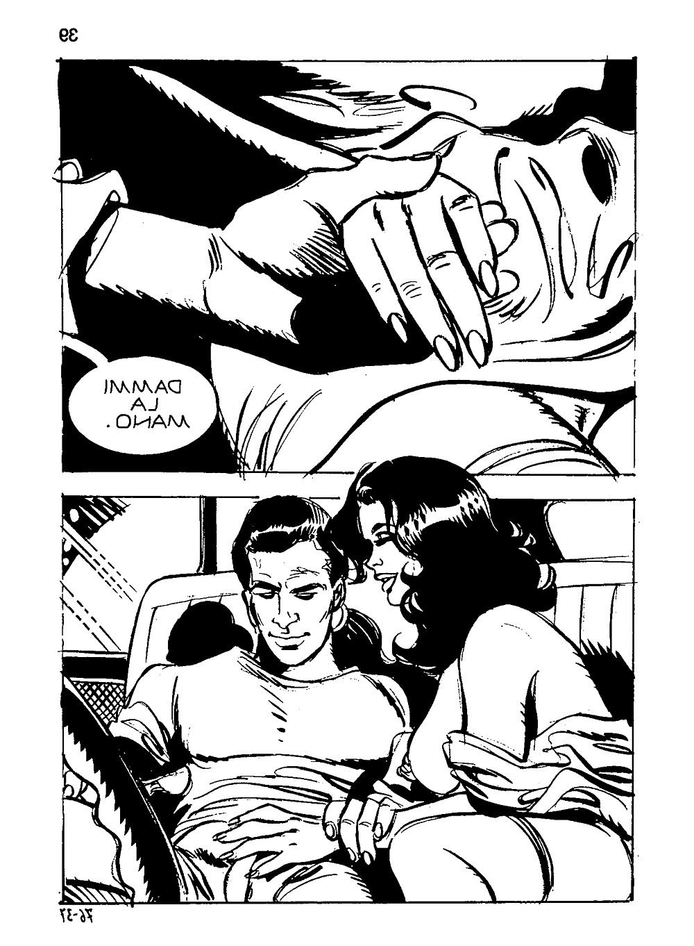 12P Old Italian Porno Comics - Vecchio fumetto porno italiano