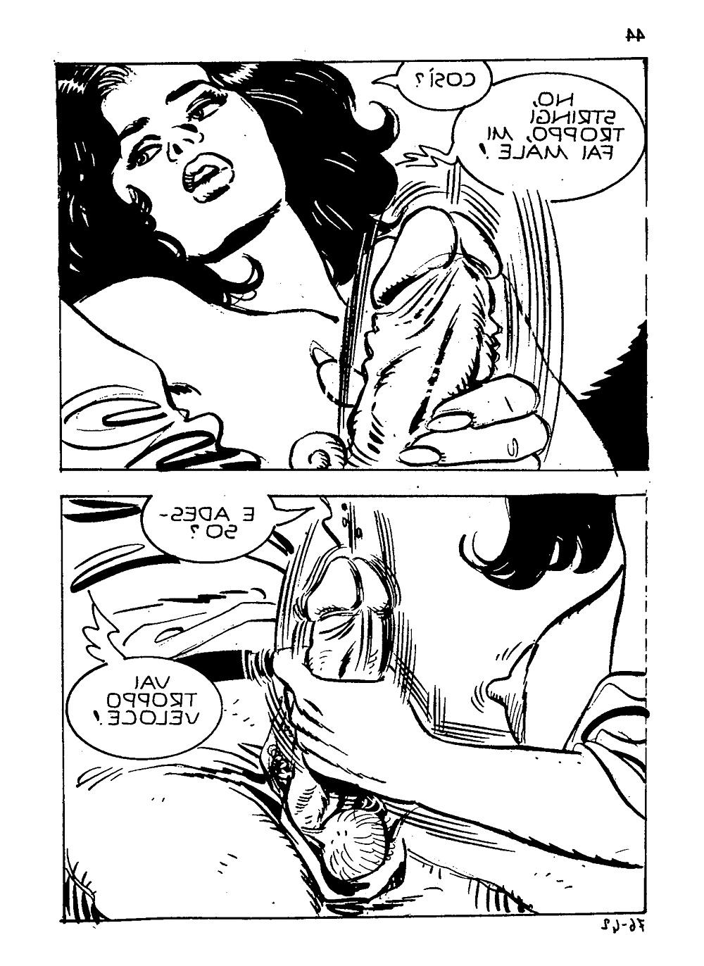 12P Old Italian Porno Comics - Vecchio fumetto porno italiano
