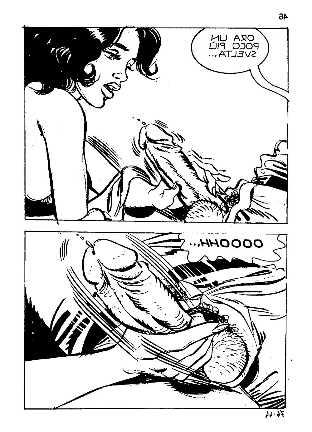 12P Old Italian Porno Comics - Vecchio fumetto porno italiano