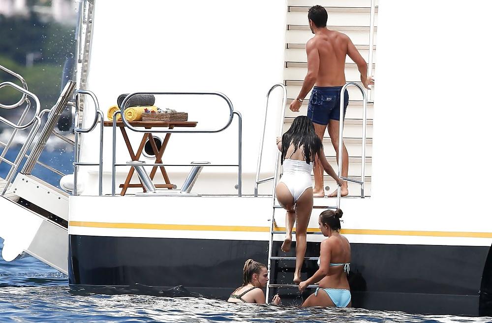 25P Selena Gomez blue bikini
