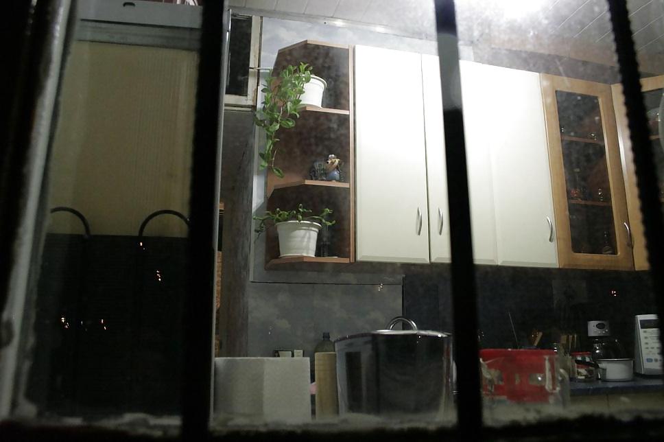 9P Spying through the window, Russia, Saint-Petersburg