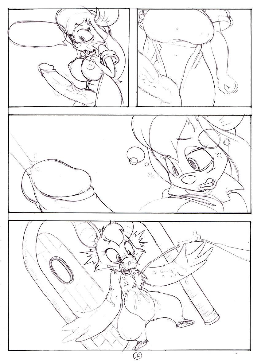 8P Gadget Hackwrench Dickgirl Comic 