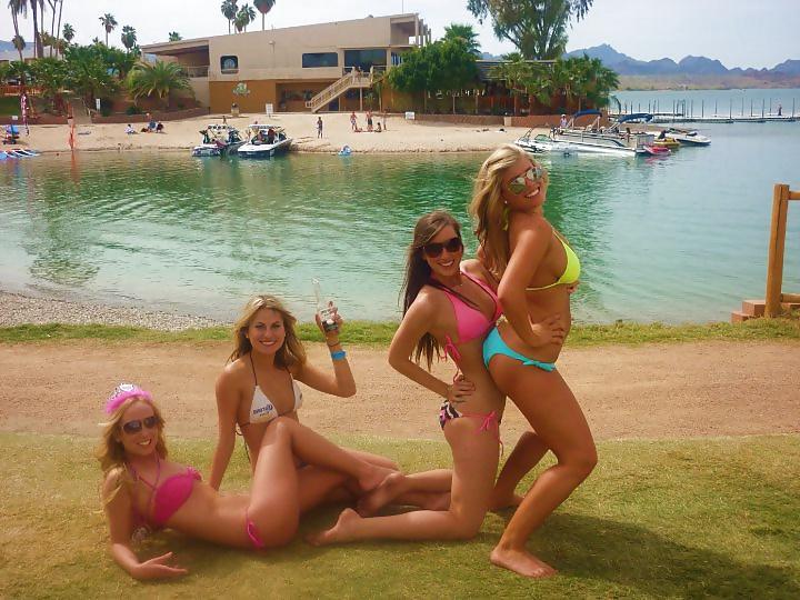 25P Slutty sorority girls on Spring Break.