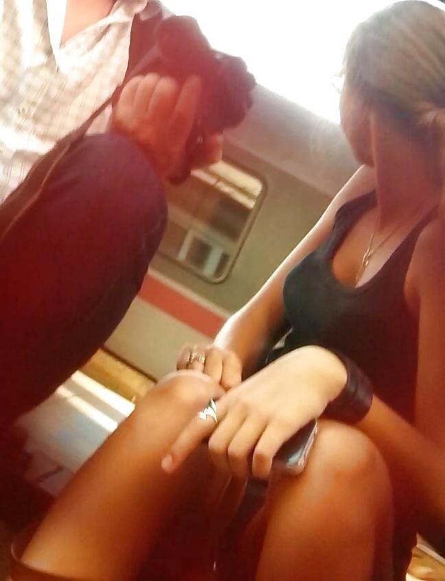 25P Spy sexy women festival train delivery romanian