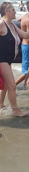 25P Spy beach summer mature romanian