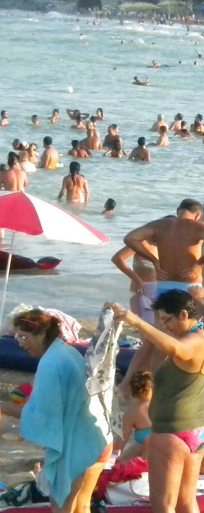 25P Spy beach summer mature romanian