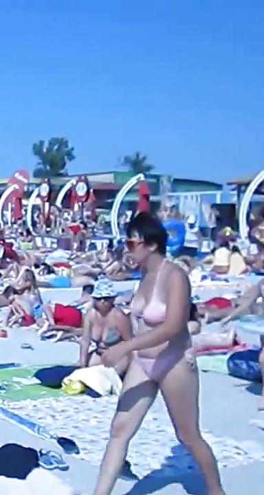 25P Spy beach summer mature romanian