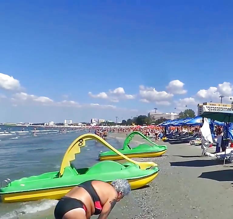 25P Spy sexy mature beach summer romanian