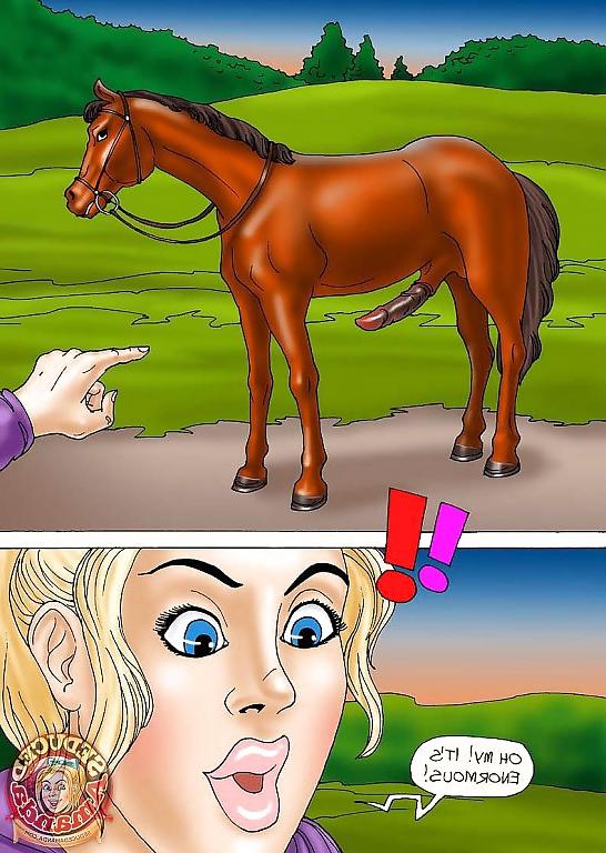 15P Seduced Amanda - Riding a Stallion