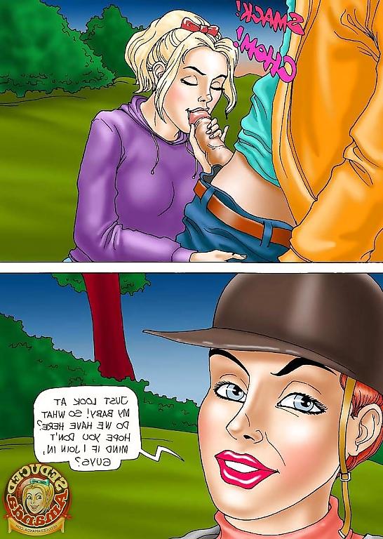 15P Seduced Amanda - Riding a Stallion