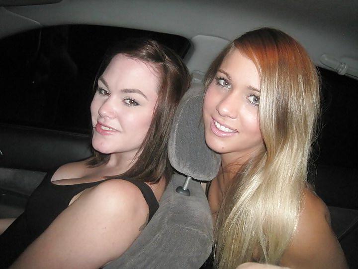 14P Blonde's self bondage