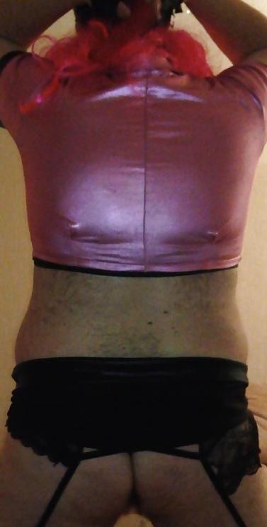 18P Cross dress police woman filthy