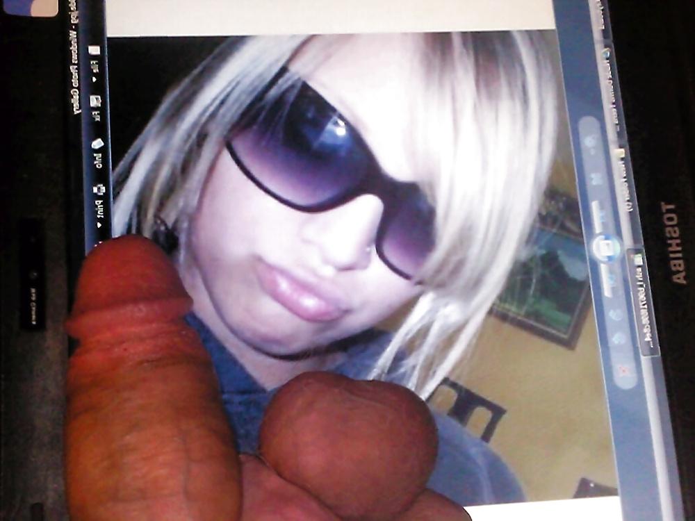 25P Cock on her face