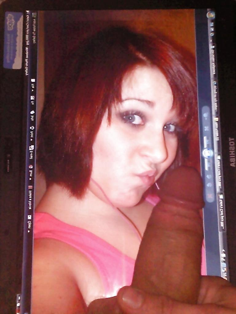 25P Cock on her face