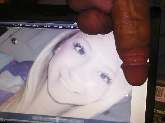 25P Cock on her face