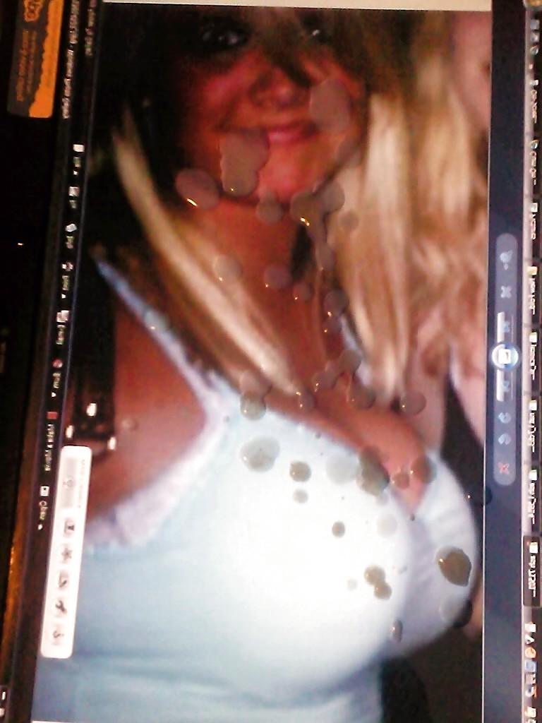 25P Cock on her face