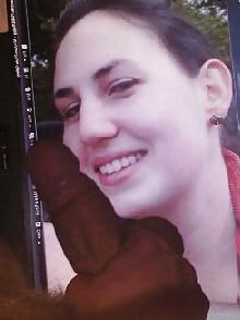25P Cock on her face