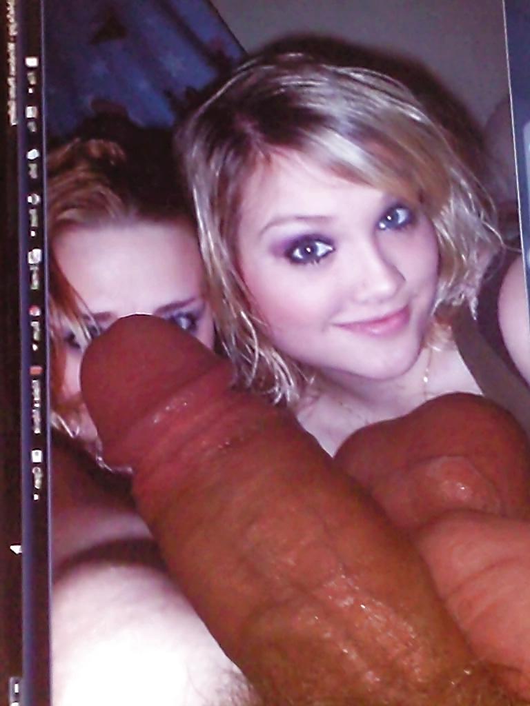25P Cock on her face