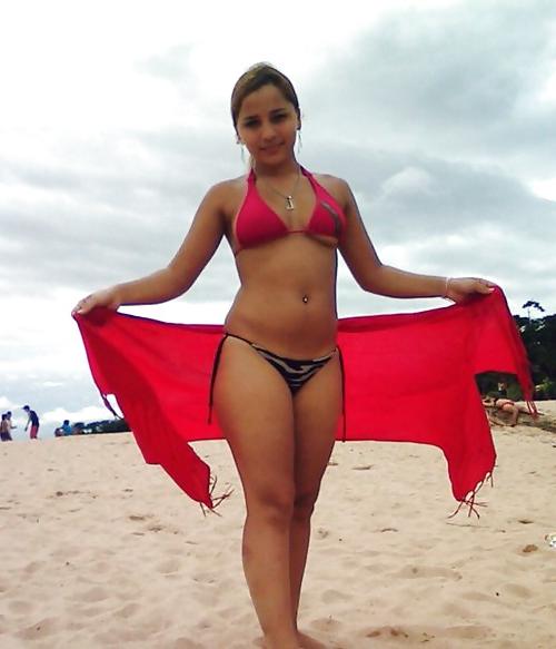 24P Thick and beautiful at the Beach!