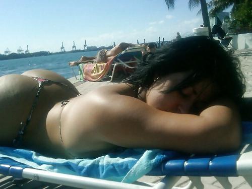 24P Thick and beautiful at the Beach!