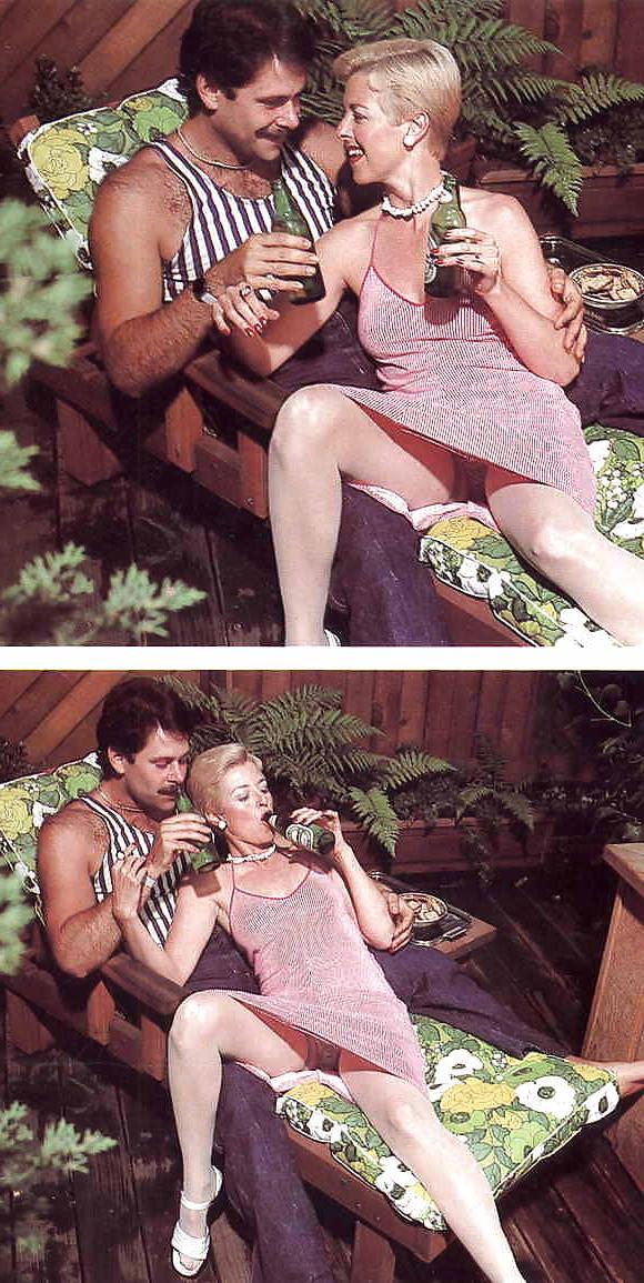 25P Aunt Peg and guy (Vintage)