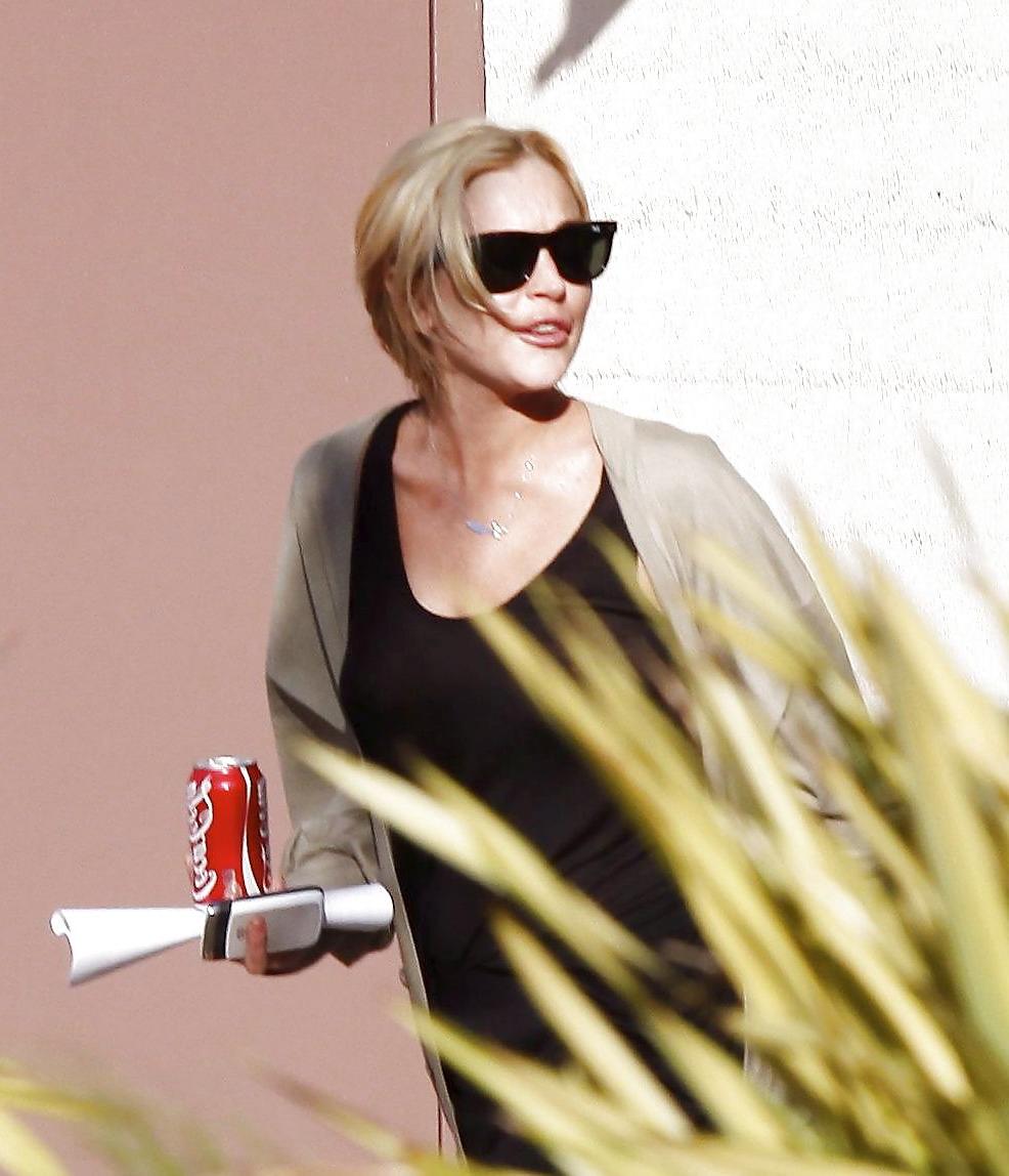22P Lindsay Lohan see thru at the Downtown Womens Center in LA
