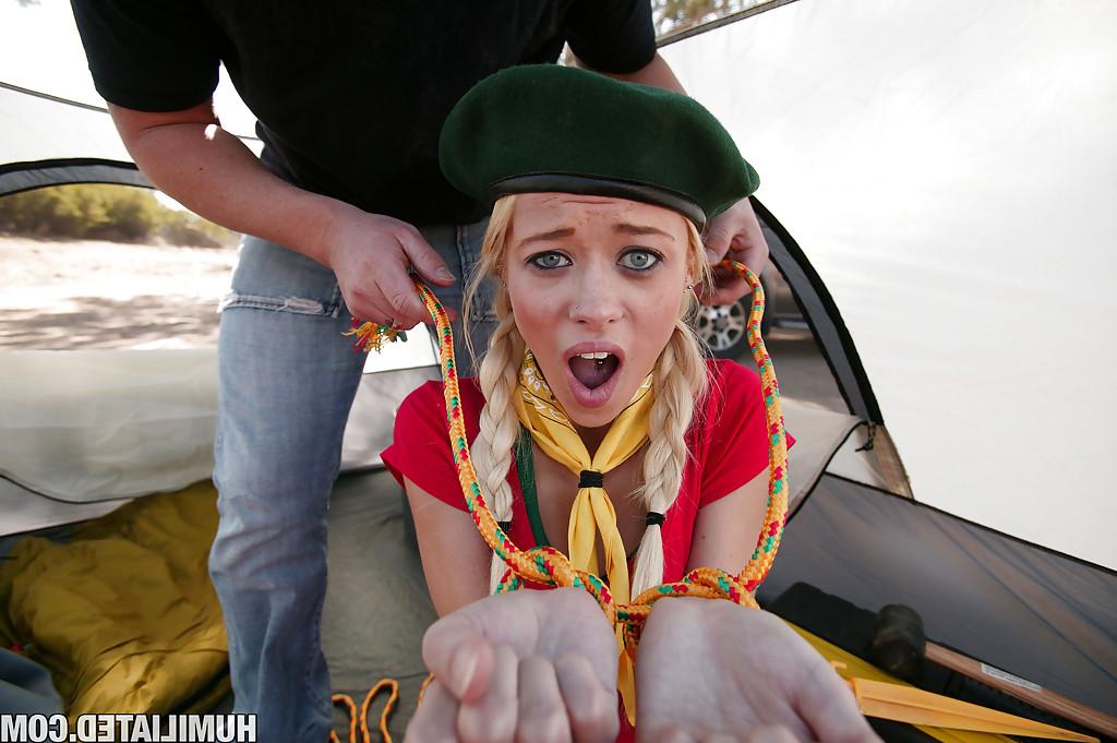 16P Teen babe in socks Rebecca Blue getting BDSM fucked in her tight cunt