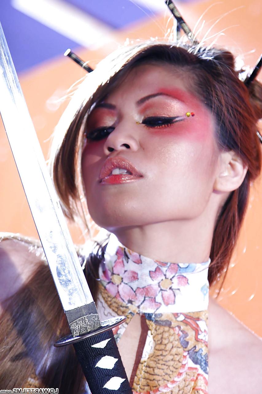 15P Asian teen cosplay girl Charmane Star faunting her pornstar ass & big tits