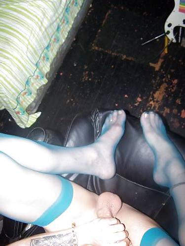 25P Foot and nylon fetish