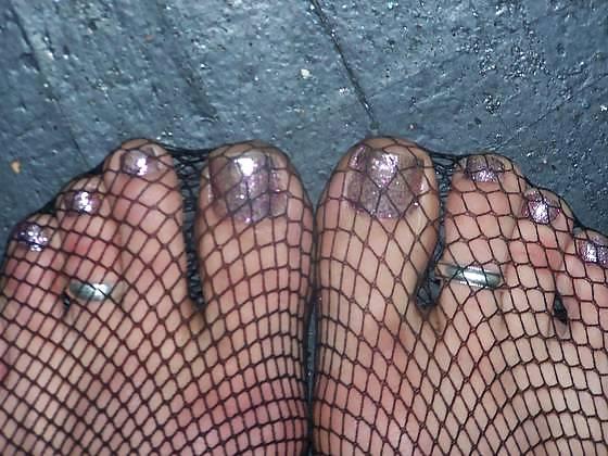 25P Foot and nylon fetish